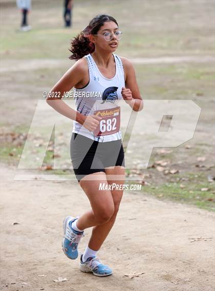 Thumbnail 2 in CIF Central Section Cross Country Championships (Girls D3 Race) photogallery.