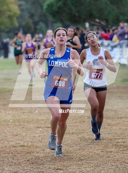 Thumbnail 2 in CIF Central Section Cross Country Championships (Girls D3 Race) photogallery.
