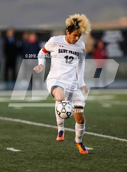 Thumbnail 3 in Bellarmine College Prep vs. Saint Francis (CIF CCS D1 Final) photogallery.