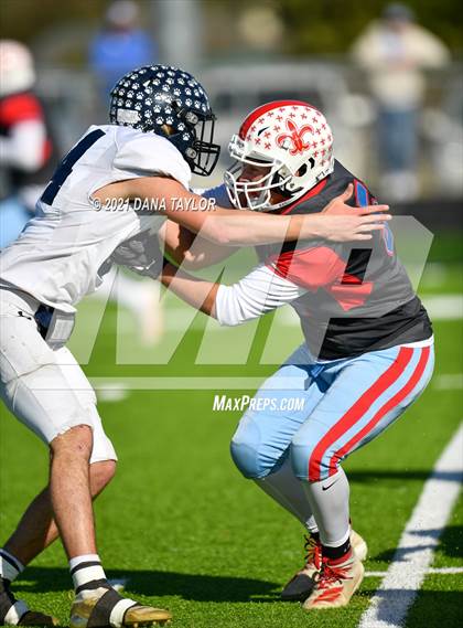 Thumbnail 2 in First Baptist vs Weatherford Christian (TAPPS Division IV Area Playoff) photogallery.
