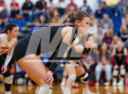 Thumbnail 1 in Bells @ Chisum (UIL 3A Volleyball Bi-District Playoff) photogallery.