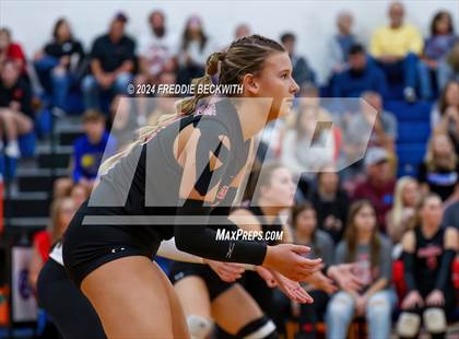 Thumbnail 3 in Bells @ Chisum (UIL 3A Volleyball Bi-District Playoff) photogallery.