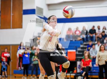 Thumbnail 2 in Bells @ Chisum (UIL 3A Volleyball Bi-District Playoff) photogallery.