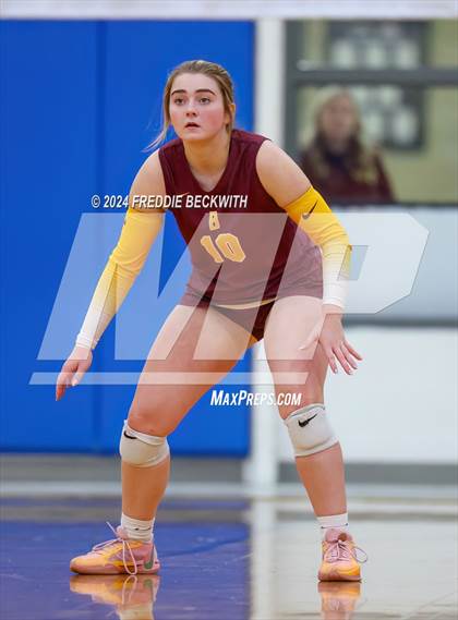 Thumbnail 2 in Bells @ Chisum (UIL 3A Volleyball Bi-District Playoff) photogallery.
