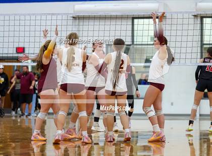 Thumbnail 3 in Bells @ Chisum (UIL 3A Volleyball Bi-District Playoff) photogallery.