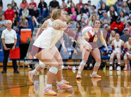 Thumbnail 2 in Bells @ Chisum (UIL 3A Volleyball Bi-District Playoff) photogallery.