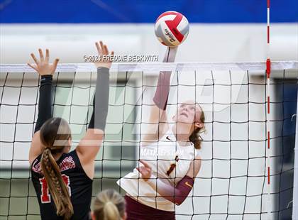 Thumbnail 1 in Bells @ Chisum (UIL 3A Volleyball Bi-District Playoff) photogallery.