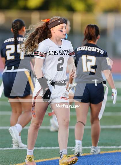 Thumbnail 3 in Los Gatos vs. Menlo School (CIF CCS Open Final) photogallery.