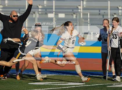 Thumbnail 1 in Los Gatos vs. Menlo School (CIF CCS Open Final) photogallery.
