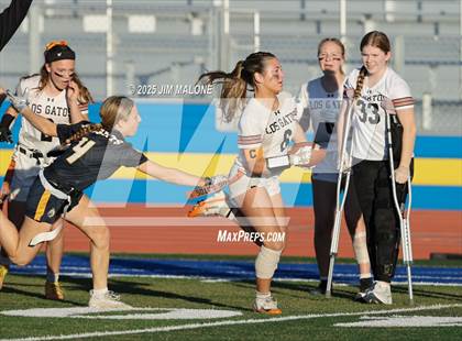 Thumbnail 2 in Los Gatos vs. Menlo School (CIF CCS Open Final) photogallery.