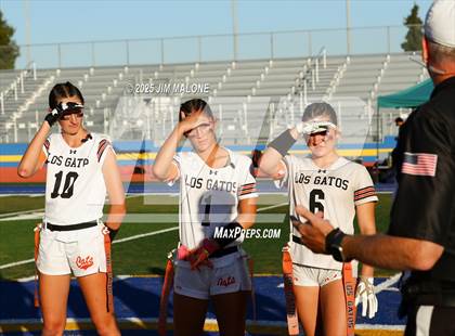 Thumbnail 3 in Los Gatos vs. Menlo School (CIF CCS Open Final) photogallery.