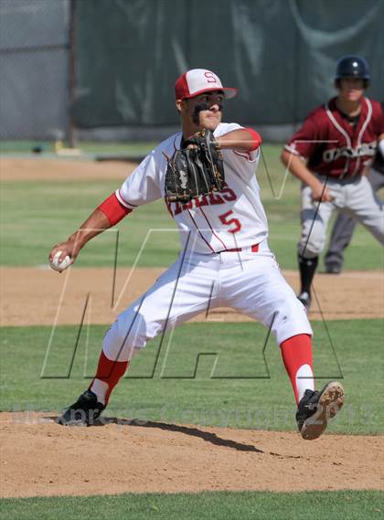 Thumbnail 3 in Oaks Christian @ Savanna (CIF SS D4 Quarterfinals) photogallery.