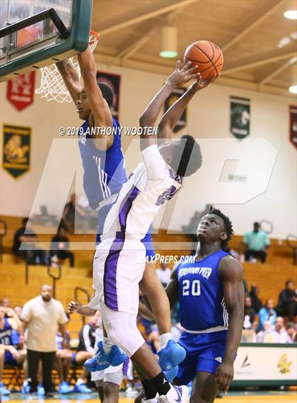 Thumbnail 2 in Village Christian Academy vs. Moravian Prep (Hoops and Dreams Showcase) photogallery.