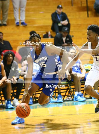 Thumbnail 3 in Village Christian Academy vs. Moravian Prep (Hoops and Dreams Showcase) photogallery.