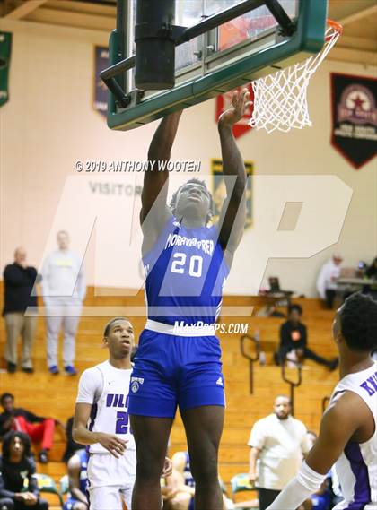 Thumbnail 3 in Village Christian Academy vs. Moravian Prep (Hoops and Dreams Showcase) photogallery.