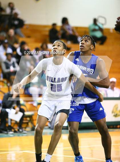 Thumbnail 1 in Village Christian Academy vs. Moravian Prep (Hoops and Dreams Showcase) photogallery.