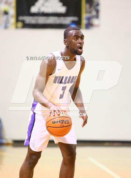 Thumbnail 2 in Village Christian Academy vs. Moravian Prep (Hoops and Dreams Showcase) photogallery.