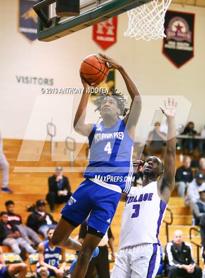 Thumbnail 3 in Village Christian Academy vs. Moravian Prep (Hoops and Dreams Showcase) photogallery.