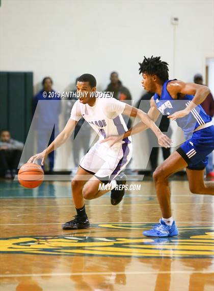 Thumbnail 1 in Village Christian Academy vs. Moravian Prep (Hoops and Dreams Showcase) photogallery.