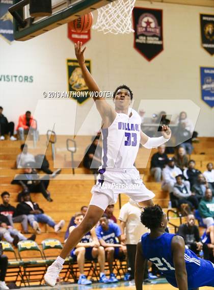 Thumbnail 2 in Village Christian Academy vs. Moravian Prep (Hoops and Dreams Showcase) photogallery.