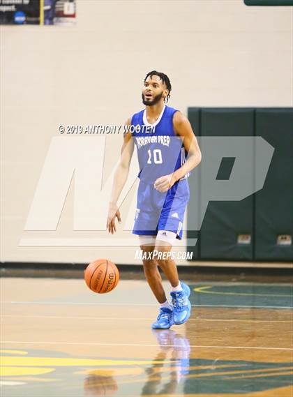 Thumbnail 1 in Village Christian Academy vs. Moravian Prep (Hoops and Dreams Showcase) photogallery.