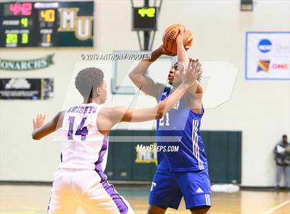 Thumbnail 2 in Village Christian Academy vs. Moravian Prep (Hoops and Dreams Showcase) photogallery.