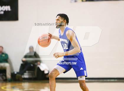 Thumbnail 2 in Village Christian Academy vs. Moravian Prep (Hoops and Dreams Showcase) photogallery.