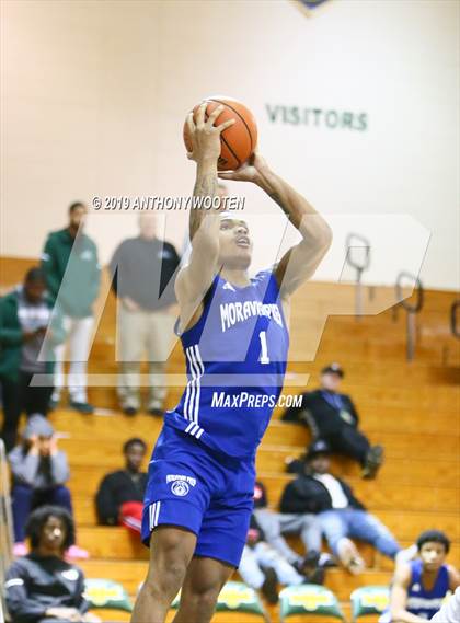 Thumbnail 1 in Village Christian Academy vs. Moravian Prep (Hoops and Dreams Showcase) photogallery.