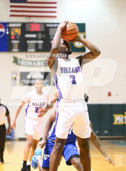 Thumbnail 2 in Village Christian Academy vs. Moravian Prep (Hoops and Dreams Showcase) photogallery.