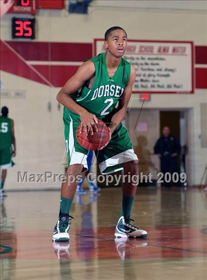 Thumbnail 2 in Lutheran vs. Dorsey (Rose City Round Ball Classic) photogallery.