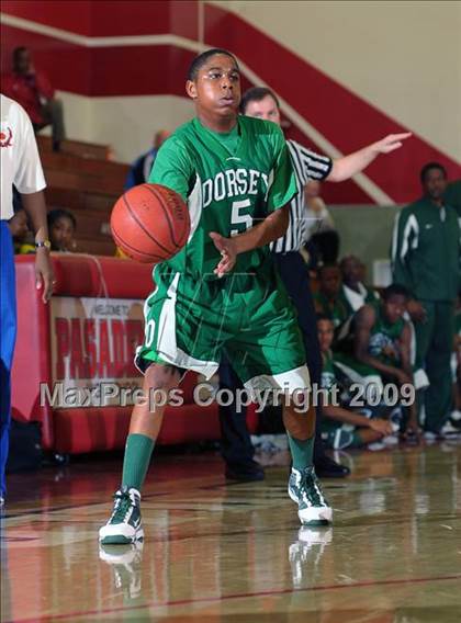 Thumbnail 3 in Lutheran vs. Dorsey (Rose City Round Ball Classic) photogallery.