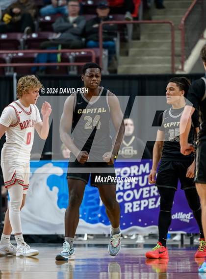 Thumbnail 3 in Madison vs. Capital (IHSAA 5A Quarterfinal) photogallery.