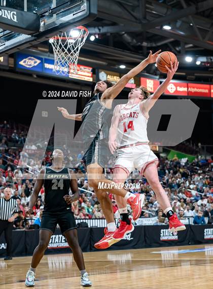 Thumbnail 1 in Madison vs. Capital (IHSAA 5A Quarterfinal) photogallery.