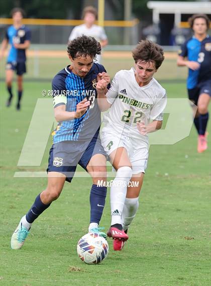 Thumbnail 2 in Cape Fear vs. Pinecrest (Battle for the Bell) photogallery.