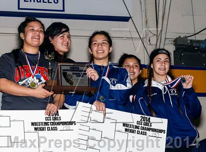 Thumbnail 1 in CCS Girls Wrestling Championships (Finals and Awards)  photogallery.