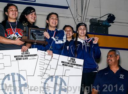 Thumbnail 1 in CCS Girls Wrestling Championships (Finals and Awards)  photogallery.