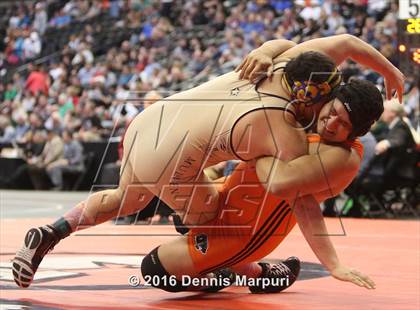Thumbnail 1 in CHSAA State Wrestling Championships (3A Finals) photogallery.