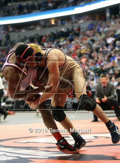 Thumbnail 3 in CHSAA State Wrestling Championships (3A Finals) photogallery.