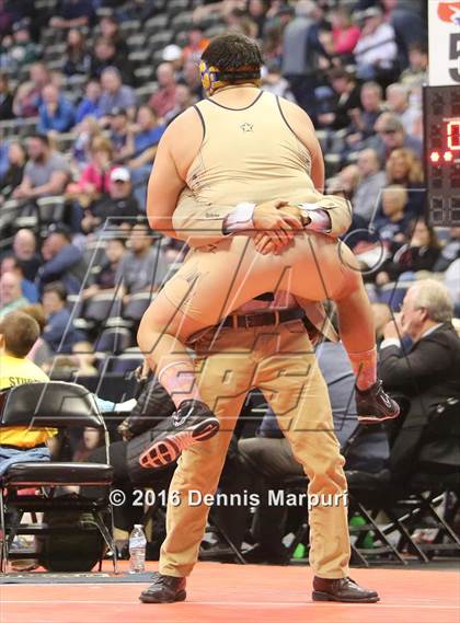 Thumbnail 3 in CHSAA State Wrestling Championships (3A Finals) photogallery.