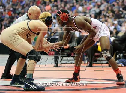 Thumbnail 2 in CHSAA State Wrestling Championships (3A Finals) photogallery.
