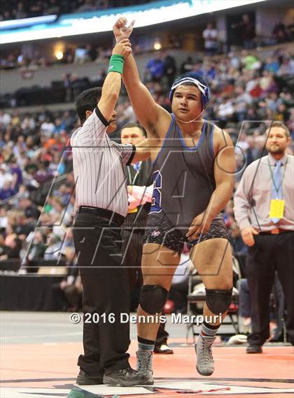 Thumbnail 3 in CHSAA State Wrestling Championships (3A Finals) photogallery.