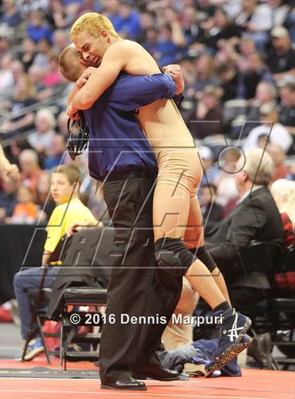 Thumbnail 2 in CHSAA State Wrestling Championships (3A Finals) photogallery.