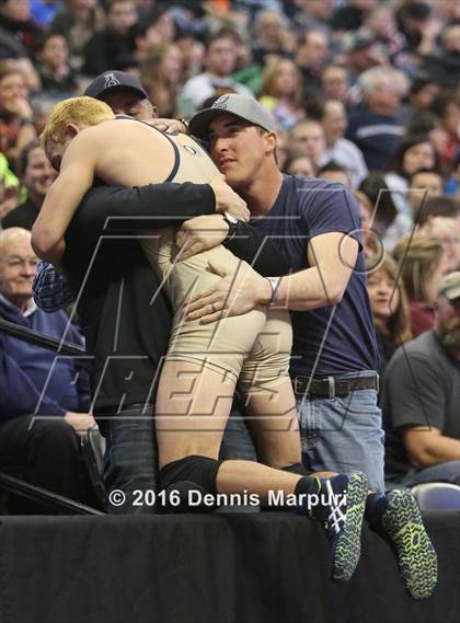 Thumbnail 3 in CHSAA State Wrestling Championships (3A Finals) photogallery.