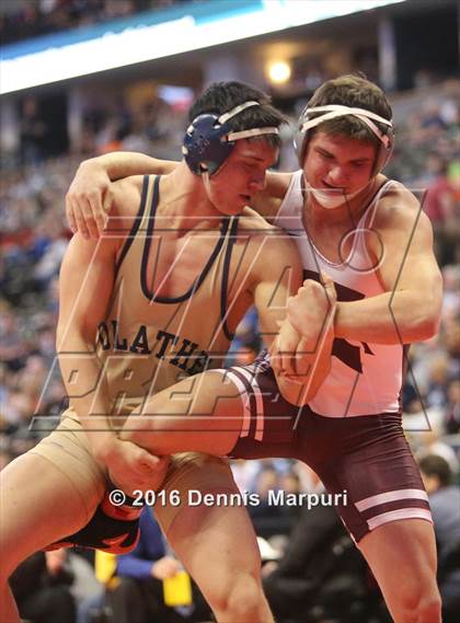 Thumbnail 2 in CHSAA State Wrestling Championships (3A Finals) photogallery.
