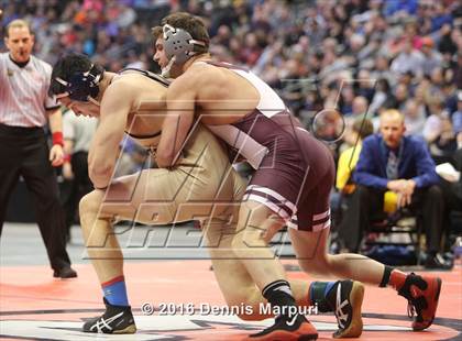 Thumbnail 3 in CHSAA State Wrestling Championships (3A Finals) photogallery.