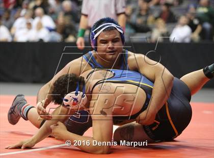 Thumbnail 2 in CHSAA State Wrestling Championships (3A Finals) photogallery.