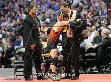 Thumbnail 3 in CHSAA State Wrestling Championships (3A Finals) photogallery.