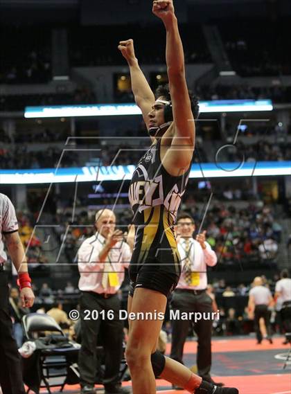 Thumbnail 2 in CHSAA State Wrestling Championships (3A Finals) photogallery.