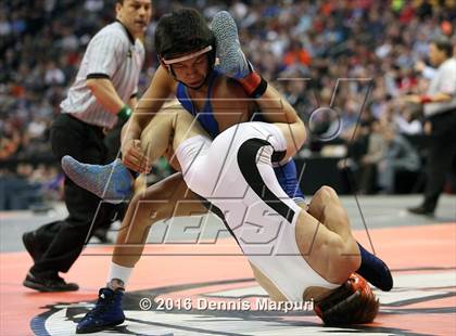 Thumbnail 3 in CHSAA State Wrestling Championships (3A Finals) photogallery.