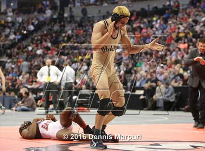 Thumbnail 3 in CHSAA State Wrestling Championships (3A Finals) photogallery.